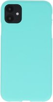 Wicked Narwal | Color TPU Hoesje voor iPhone 11 Turquoise