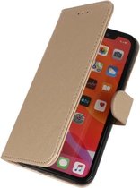 Wicked Narwal | bookstyle / book case/ wallet case Wallet Cases Hoes voor iPhone 11 Pro Goud