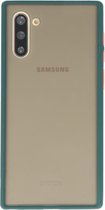 Wicked Narwal | Kleurcombinatie Hard Case voor Samsung Galaxy Note 10 Donker Groen