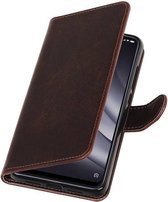 Wicked Narwal | Premium bookstyle / book case/ wallet case voor XiaoMi Mi 8 Lite Mocca