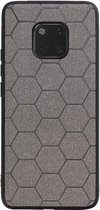 Wicked Narwal | Hexagon Hard Case voor Huawei Mate 20 Pro Grijs