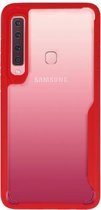Wicked Narwal | Focus Transparant Hard Cases voor Samsung Samsung Galaxy A9 2018 Rood