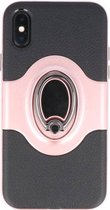 Wicked Narwal | Shield TPU Hoesje met Ring Houder voor iPhone X Roze