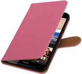 Wicked Narwal | bookstyle / book case/ wallet case Hoes voor HTC Desire 830 Roze