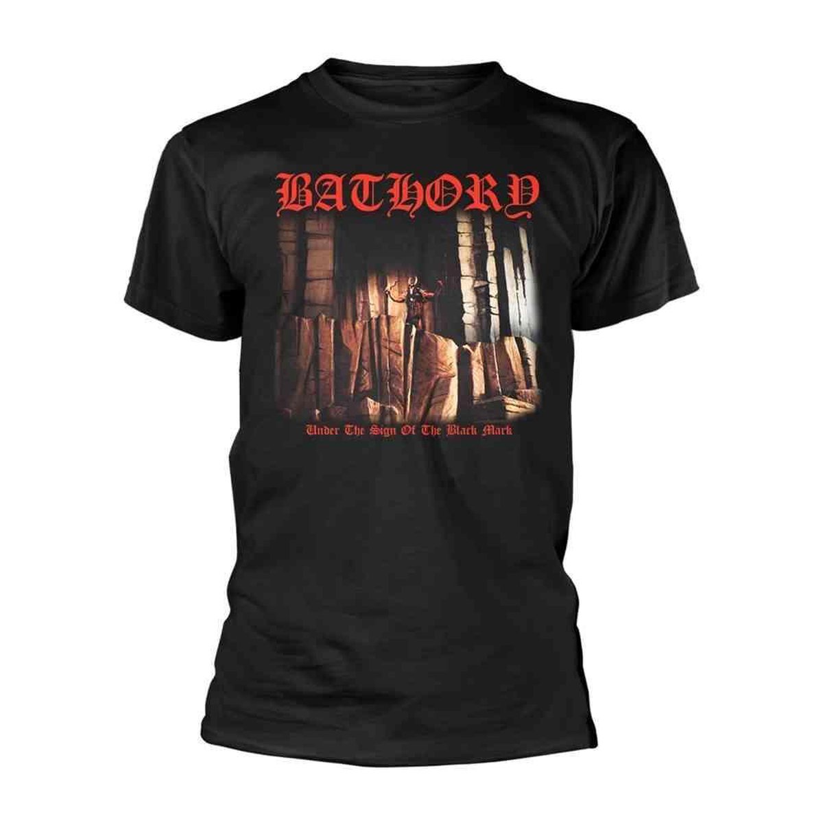 Bathory Heren Tshirt -XL- Under The Sign Zwart