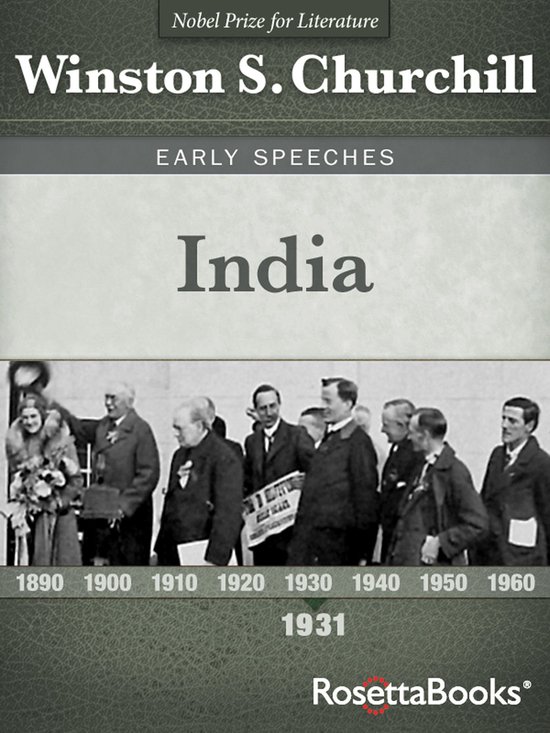 Winston S. Churchill Early Speeches - India - cover