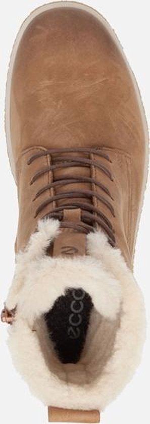 Ecco Crepetray dames veterboot - Camel - Maat 40 | Bestel nu!