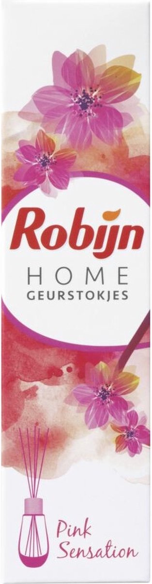 6x Robijn Home Geurstokjes Pink Sensation 45 ml