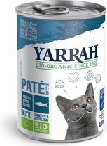 Yarrah Cat Blik Pate - Vis - Kattenvoer - 400 g
