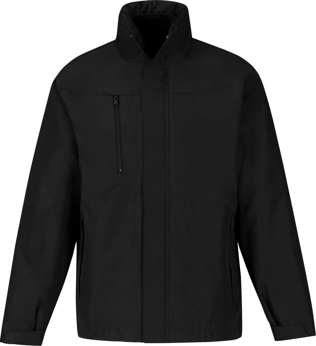 B&C Heren Corporate 3-In-1 Hooded Parka Jacket Zwart