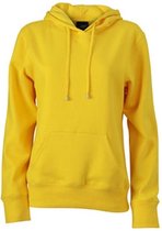 James and Nicholson Dames/dames Hooded Sweatshirt (Zonnegeel)