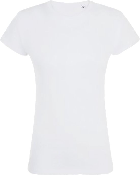SOLS Vrouwen/dames Magma Subliminatie T-Shirt (Wit)