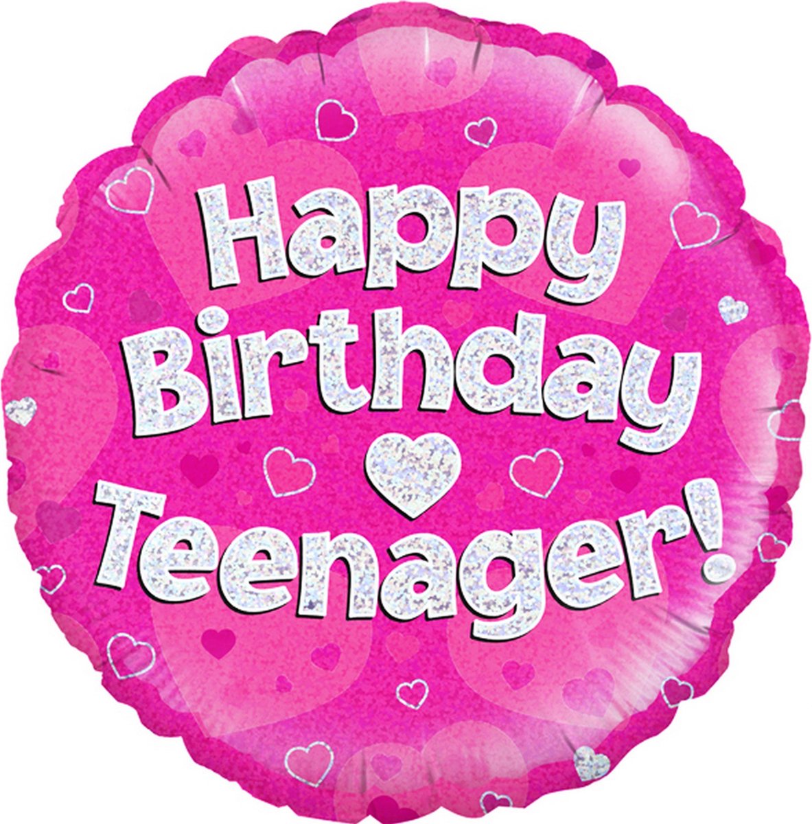 Oaktree 18 Inch Cirkel Gelukkige Verjaardag Tiener Folieballon (Roze) |  Bol.Com