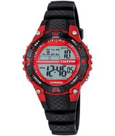 Calypso K5684/6 digitaal horloge 38 mm 100 meter zwart/ rood