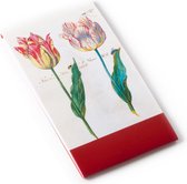 Carnet A7, paperboard avec losanges, Deux tulipes, Marrel