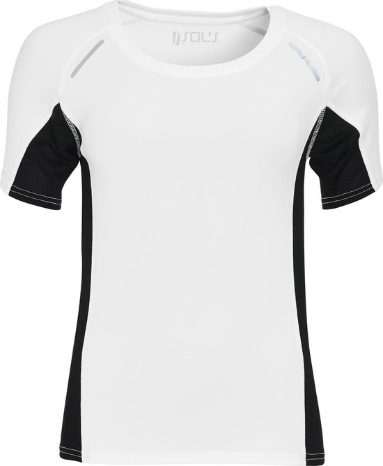 T-shirt de course Sydney pour femmes/femmes SOLs (Wit)