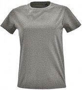 SOLS Dames/dames Imperial Fit T-Shirt met korte mouwen (Grijze Mergel)