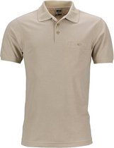 James and Nicholson Hommes Vêtements de travail Polo Pocket Shirt (Stone)