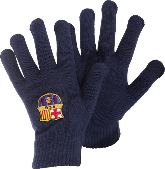 FC Barcelona Heren Officiële Kern Winter Voetbalhandschoenen (Marine) |  bol.com