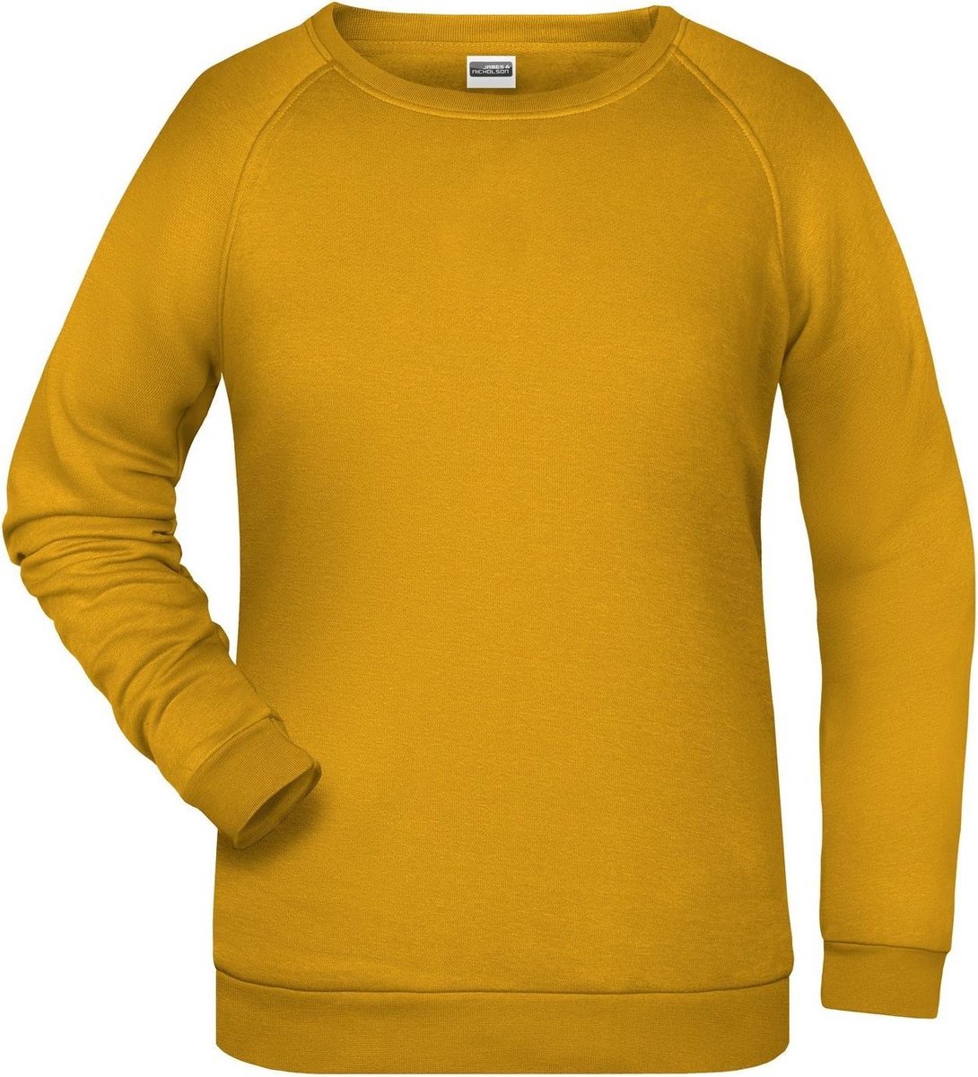 James And Nicholson Dames/dames Basic Sweatshirt (Goudgeel)
