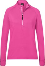 James and Nicholson Dames/dames Half Ritssport Top (Roze)