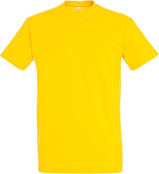 SOLS Heren Keizerlijke Zwaargewicht T-Shirt met korte mouwen (Goud)