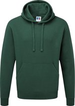 Russell- Authentic Hoodie - Donkergroen - S