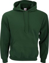 Gildan Zware Blend Volwassen Unisex Hooded Sweatshirt / Hoodie (Bosgroen)