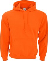 Gildan Zware Blend Volwassen Unisex Hooded Sweatshirt / Hoodie (Oranje)