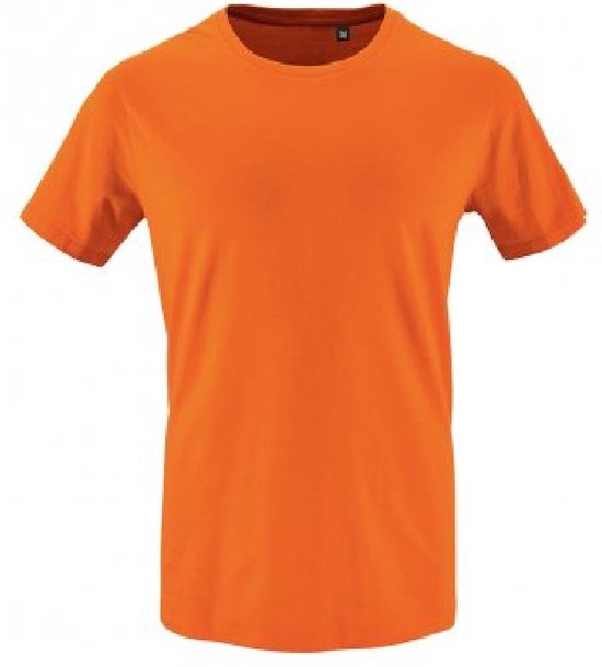 SOLS Heren Milo Organic T-Shirt (Oranje)