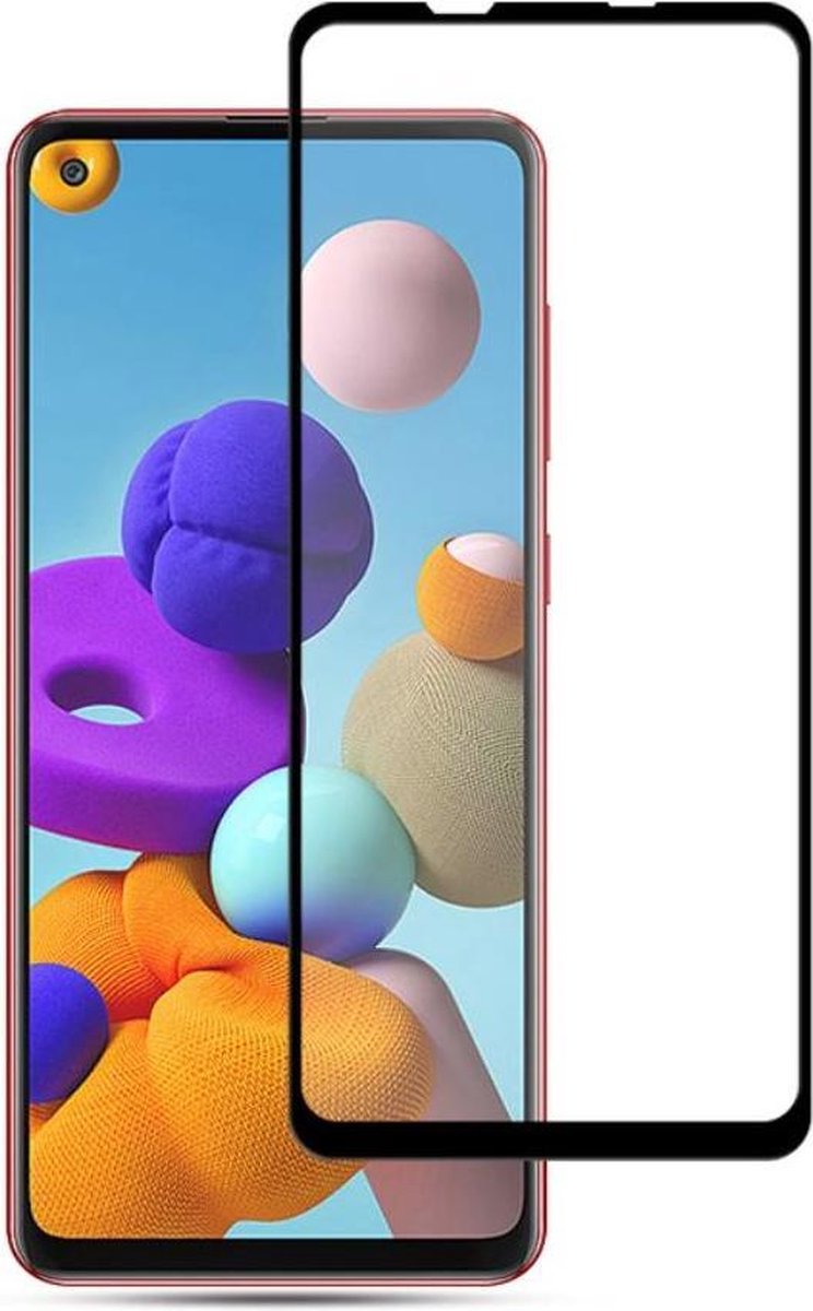 9H Tempered Glass Screen Protector Geschikt voor Samsung Galaxy A21S