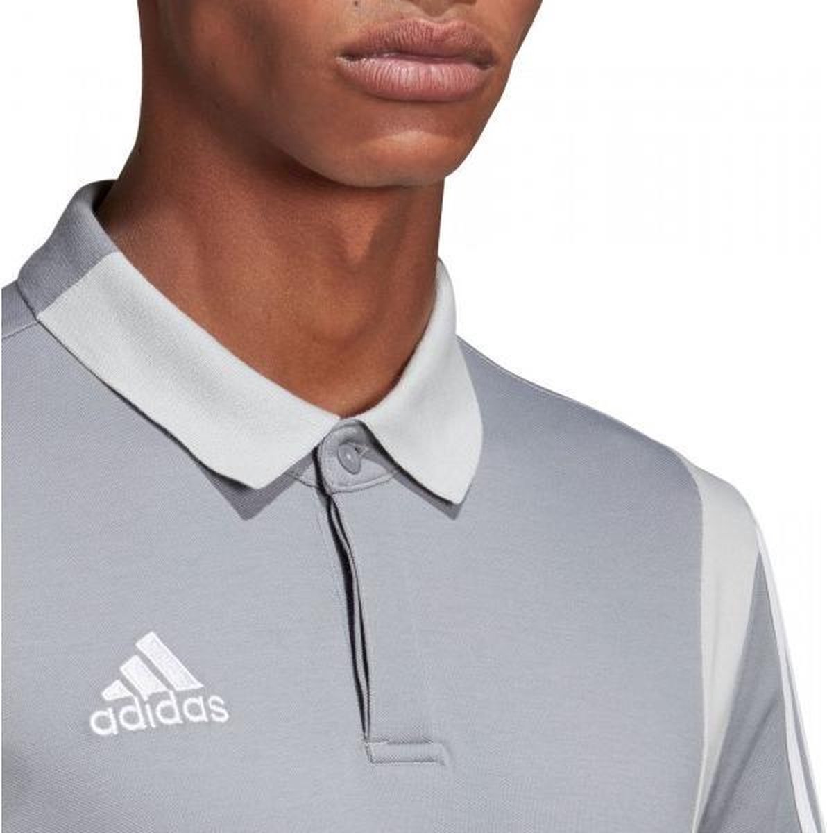 Adidas Tiro 19 Polo - Grijs / Wit | Maat: S | bol.com