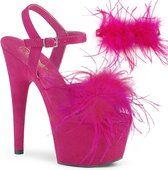 Pleaser Sandaal met enkelband, Paaldans schoenen -37 Shoes- ADORE-709F Paaldans schoenen Roze