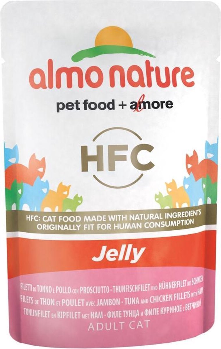 Almo Nature Almo Nature Classic - Jelly Tonijn. Kip & Ham - 24 x 55 g
