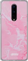 OnePlus 8 Hoesje Transparant TPU Case - Pink Sync #ffffff