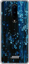 OnePlus 8 Hoesje Transparant TPU Case - Bubbling Blues #ffffff