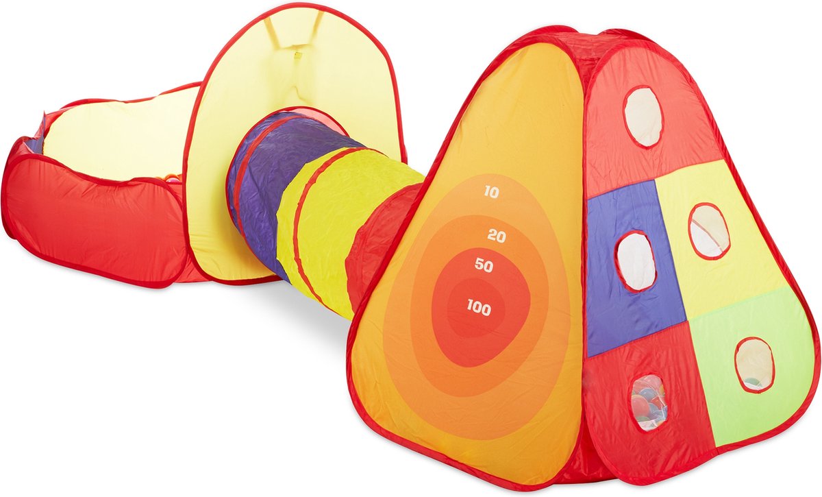 Tente de jeu pour enfants avec Tunnel Fonction pop-up Incl. 200