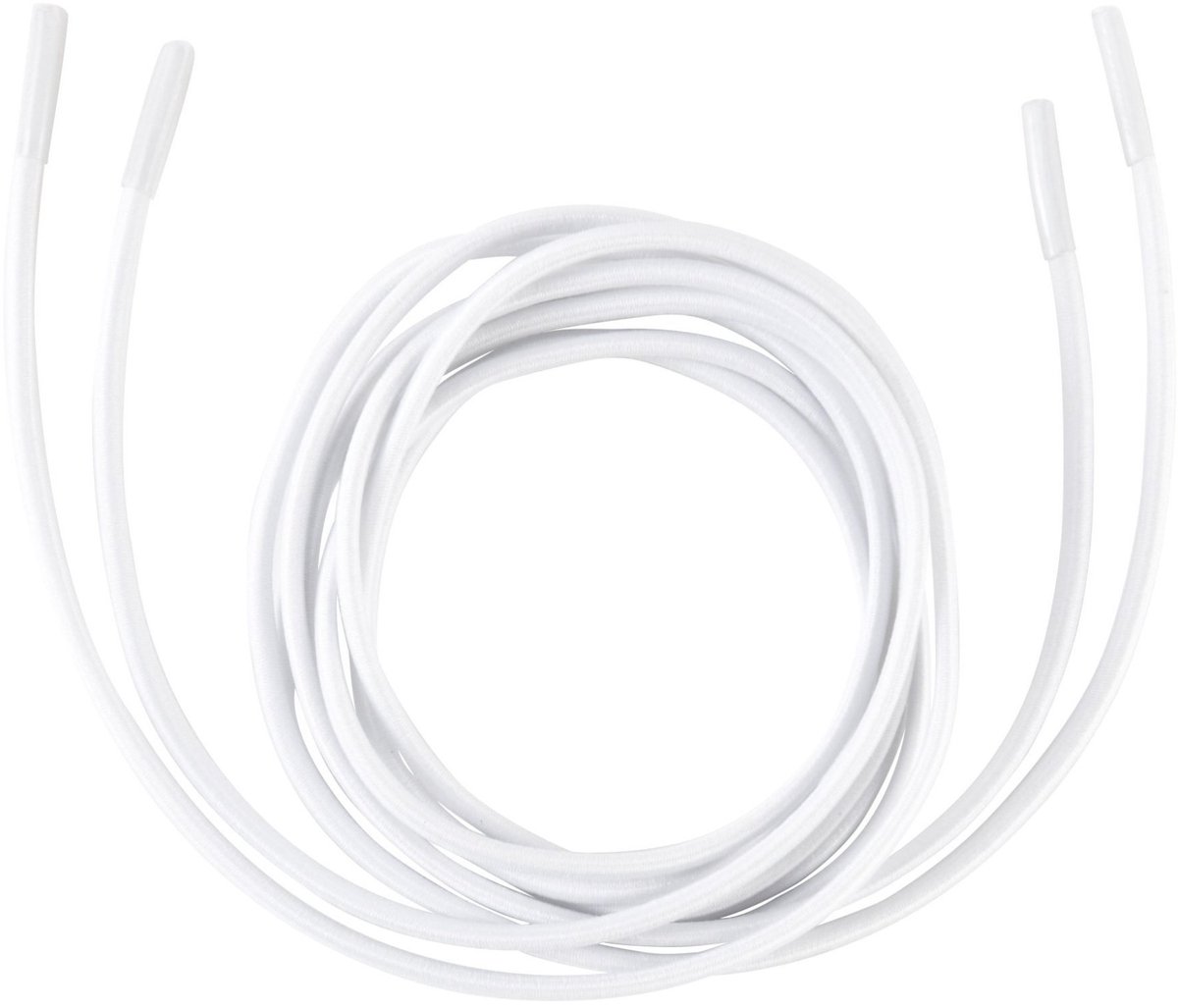 RonHill | Elastic Shoe Laces | 36'' | White | Schoenveters voor Hardloopschoenen