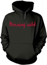 Running Wild Hoodie/trui -L- Under Jolly Roger Crossbones Zwart