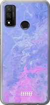 Huawei P Smart (2020) Hoesje Transparant TPU Case - Purple and Pink Water #ffffff