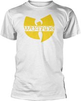 WuTang Clan Heren Tshirt -S- Logo Wit