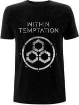 Within Temptation Heren Tshirt -L- Unity Logo Zwart