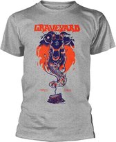 Graveyard Heren Tshirt -XL- Satans Finest Grijs