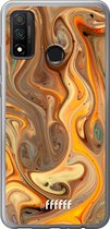 Huawei P Smart (2020) Hoesje Transparant TPU Case - Brownie Caramel #ffffff