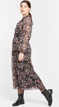 LOLALIZA Maxi jurk met bloemenprint - Rood - Maat 34