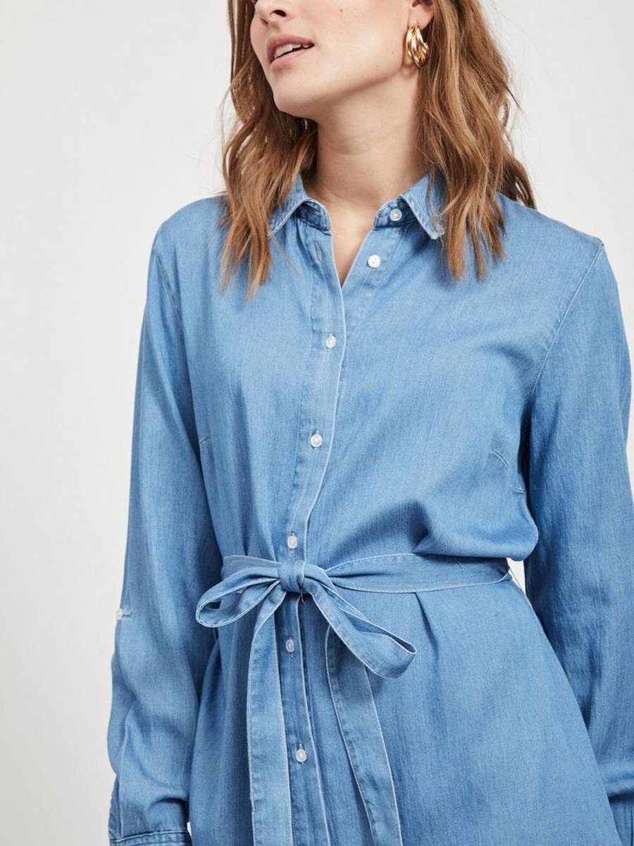 vila vibista denim dress
