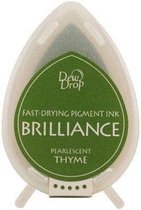 Inktkussen Brilliance Dew drops Pearlescent Thyme (1 st)