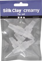Mondstukken voor Silk Clay® Creamy, 8stuks
