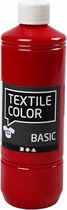 Textielkleur, primair rood, 500 ml/ 1 fles