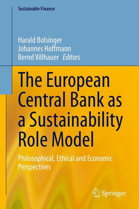 Sustainable Finance - The European Central Bank as a Sustainability ...